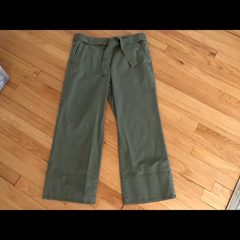 Loft wide leg crop